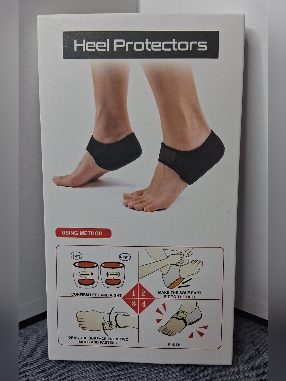 Heel Protectors - Black Heel Cushions